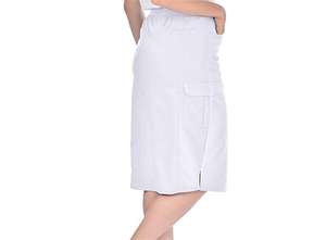 Falda de Trabajo Médica para Mujer, Uniforme de Trabajo Médico Cómodo con Cintura Elástica para Hospital y Clínica - Product Image 2