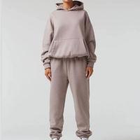 Service OEM en gros : Ensembles de survêtements unisexes (hoodie et pantalon de jogging) 100 % coton, 2 pièces