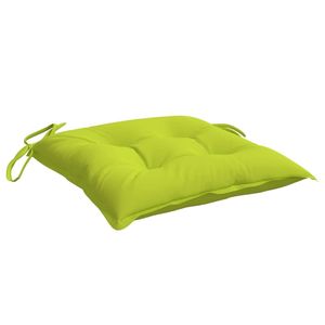 Ensemble de 2 coussins d'extérieur en tissu Oxford vert vif, 100% polyester, coussin de palette - Product Image 3