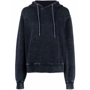เสื้อฮู้ดดี้โอเวอร์ไซส์แบบวินเทจ ล้างสีแบบแอซิดวอช พิมพ์ลายสกรีน 2027 - Product Image 4