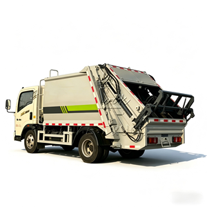 รถบรรทุกขยะ SINOTRUK HOWO 4x2 แบบอัดอัตโนมัติ ระบบไฮดรอลิก บรรทุกด้านหลัง รถบดอัดขยะ - Product Image 4