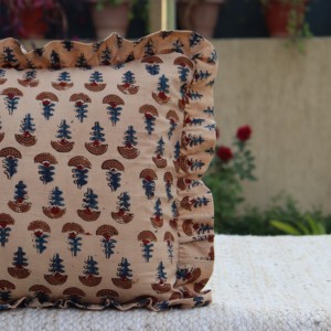 100% Cotton Eco-Friendly Washable Modern Rectangle <b>Cushion</b> Cover Zipper Closure for Home/Office/Patio Hospital <b>Bed</b> Decor - Product Image 2