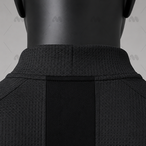 Conjunto de Camiseta Deportiva Personalizada al por Mayor con Media Cremallera, de Poliéster de Secado Rápido, Uniforme de Entrenamiento, Fabricante OEM de Ropa Deportiva para Hombre - Product Image 3