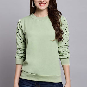 เสื้อสเวตเชิ้ตแฟชั่นใหม่สำหรับผู้หญิง สีสันปรับแต่งได้ สไตล์ใหม่ เสื้อสเวตเชิ้ตผู้หญิงระบายอากาศได้ดี - Product Image 2