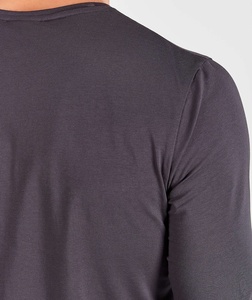 Camisetas de Compresión Personalizadas al por Mayor, 100% Algodón, Camiseta Deportiva para Hombre, Mangas Largas, Capa Base de Fitness, Transpirable, Antibolitas - Product Image 5