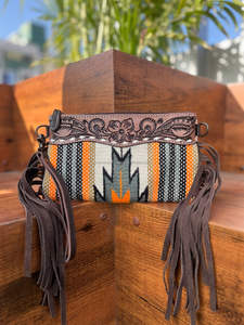 Nueva Manta con sillín de estilo occidental, bolsos de cuero con herramientas, bolsos cruzados de cuero azteca de alta calidad, bolsos multicolores Vintage - Product Image 4