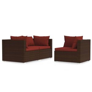 Conjunto de Muebles de Jardín Color Rojo Canela en Tono Marrón - Product Image 2