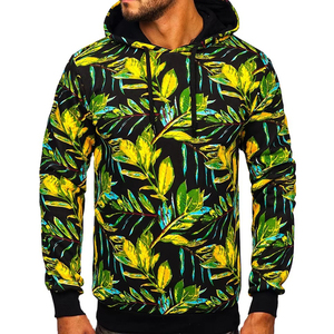 Sweat à capuche pour homme entièrement personnalisé avec logo, sublimation, coton mélangé, quantité optimale, nouvelle arrivée, sweat à capuche pour homme avec sublimation - Product Image 4