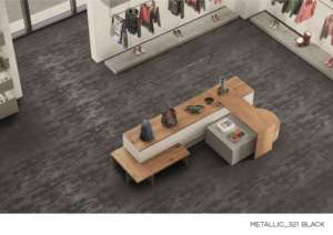 กระเบื้องพอร์ซเลนสีงาช้างเมทัลลิก ขนาด 600x1200 มม. รูปแบบขนาดใหญ่ พื้นผิวมันเงา คุณภาพพรีเมียม สำหรับตกแต่งผนังและพื้นภายในและภายนอกอาคาร ดีไซน์ทันสมัย ระดับพรีเมียม - Product Image 2