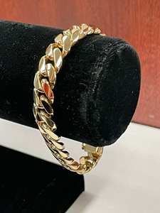 Bracelet chaîne cubaine Miami en argent 925 plaqué rhodium 12 mm, style rappeur hip-hop, serti de diamants Dvars et de moissanite pour femme - Product Image 4