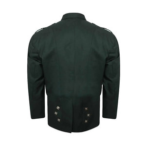 Veste et gilet écossais Prince Charlie verts faits main pour mariage écossais – Fournitures d'usine pour tenues - Product Image 2