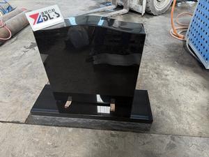 Pierre tombale <span class=keywords><strong>en</strong></span> <span class=keywords><strong>granit</strong></span> noir absolu bon marché, Zimbabwe, pierres tombales noires au Zimbabwe, production pouvant être transportée du Zimbabwe - Product Image 3