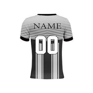 เสื้อฟุตบอลแบบซับลิเมชั่นสั่งทำพิเศษ 100% โพลีเอสเตอร์ คอวี สำหรับผู้ใหญ่ ชุดยูนิฟอร์มฟุตบอลครบชุด ขายส่ง ชุดสโมสร สั่งทำได้ - Product Image 3
