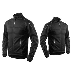 Wholesale Winter Thermal Fleece Cycling <b>Jacket</b> <b>Men</b> Windproof Warm Comfortable <b>Cycle</b> Wear with Reflective for Outdoor Running - Product Image 4