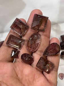 Piedra Preciosa Natural Super Siete Facetada en Forma de Pera y Corte Ovalado para la Fabricación de Joyas - Product Image 2
