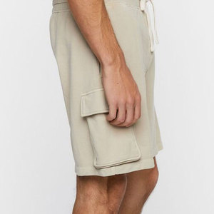 Men's Plain Regular Style Cargo Shorts with Adjustable Drawstrings Casual Shorts Suitable for Summer Basketball and Beach Daily - Product Image 5