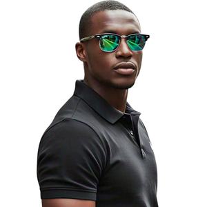 T-shirts de golf personnalisés pour hommes, T-shirts de golf à séchage rapide pour garçons, Ébauches de sublimation pour enfants, tricotés respirants, grande taille pour hommes - Product Image 1