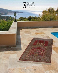 Export Quality Divine Embrace Soft Luxury Wool <b>Prayer</b> <b>Mat</b> Elegant Muslim Namaz Rug for Home Mosque Gift Available for Sale - Product Image 6