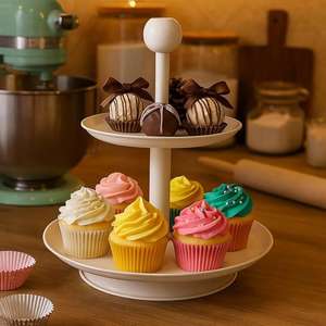 Finest Quality Metal Cake Stand Customized Color Shape Eco Friendly Handmade Tabletop <b>Bakeware</b> for Home Hotel Restaurant - Product Image 5