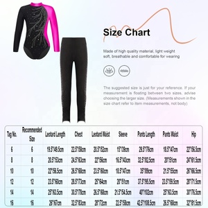 ชุดเต้นสำหรับเด็ก6-16คนชุดเต้นสำหรับเด็กผู้หญิงชุดเล่นสเก็ตบนเวทีชุดยิมนาสติก - Product Image 6