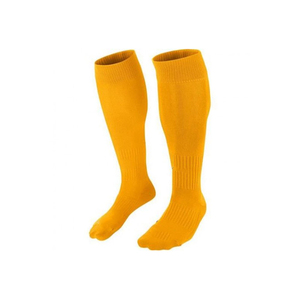 <b>Men's</b> Yellow <b>Knee</b> <b>High</b> <b>Socks</b> With Black Stripes Knitted Breathable Sports <b>Socks</b> Regular Fit Grip Non-Slip Disposable Customized - Product Image 2