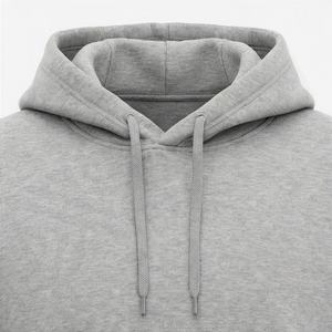 Sudaderas con Capucha Casuales para Hombre, 100% Algodón, Logotipo Personalizado, Diseño Sólido, Forro Polar Térmico, Ecológicas, Transpirables, OEM - Product Image 4