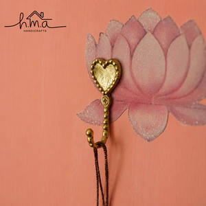Gancho de Pared Decorativo de Latón Macizo con Hoja Tropical, Gancho para Abrigos, Toallas, Batas, Sombreros y Llaves, Decoración para el Hogar - Product Image 2