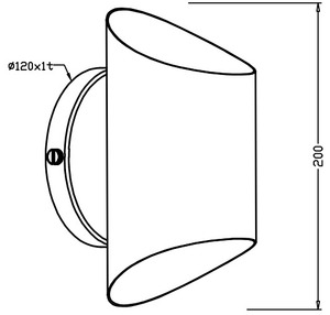 Lumière LED murale extérieure moderne, lampe murale extérieure étanche IP65 pour jardin et balcon – Fabriqué au Vietnam - Product Image 2