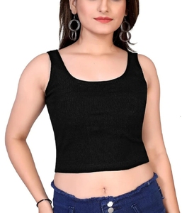 Meilleure vente estivale : Débardeur à fines bretelles pour femmes, coupe ajustée, style crop top, pour adolescentes et femmes, de haute qualité, basique mais au look élégant - Product Image 1
