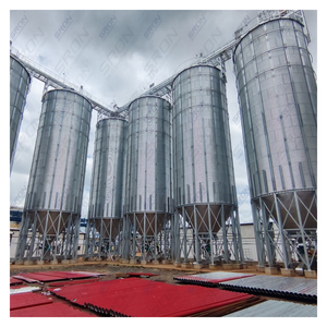 फैक्टरी आउटलेट बड़ी क्षमता गर्म गैल्वेनाइज्ड स्टील गैस-तंग अनाज सिलो 25 + वर्ष जीवन सीमेंस पीएलसी उचित मूल्य की निगरानी - Product Image 4
