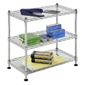 Étagère à vaisselle en acier inoxydable de qualité supérieure, organiseur de rangement de cuisine, étagère métallique multi-niveaux durable pour assiettes et bols, au meilleur prix - Product Image 1