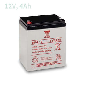 Batería UPS Recargable de Plomo-Ácido TAIWANYUASA NP4-12 para Respaldo de Computadora, Certificación ISO 9001, 1 Año de Garantía - Product Image 1