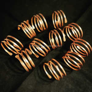 Stainless Steel Napkin <b>Ring</b> With <b>Silver</b> Finished Perfect for Wedding and Birthday Party Events <b>Set</b> of 2 Deluxe Quality - Product Image 3