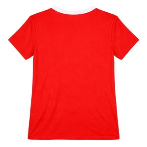 Maglietta Rossa con Paillettes Delta Sigma Theta per Donne, Vestibilità Comoda, Tessuto Premium, Abbigliamento Casual per Confraternite Greche - Product Image 5