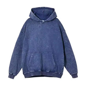 FIFTH GEAR 2026 Sweat à capuche polaire délavé pour homme avec poche pour l'hiver - Product Image 4