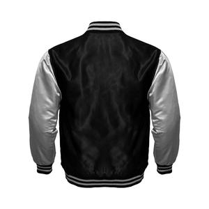 Chaqueta Bomber de Seda Satinada de la Mejor Calidad, Chaqueta Varsity Unisex Personalizada, Chaqueta Varsity de Satén para Hombre - Product Image 2