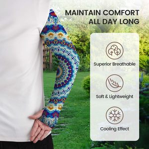 Manches de bras sans couture pour femmes, séchage rapide, protection solaire, pour la course à pied et le cyclisme, accessoires de sport - Product Image 4