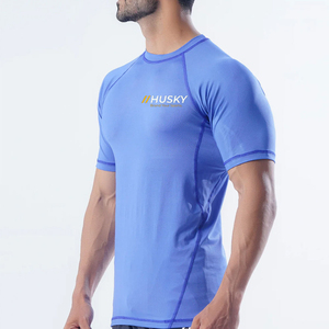 T-shirt de sport pour homme, respirant, à séchage rapide, anti-transpiration, pour la course et le basketball, couleur unie, écologique, manches longues - Product Image 2