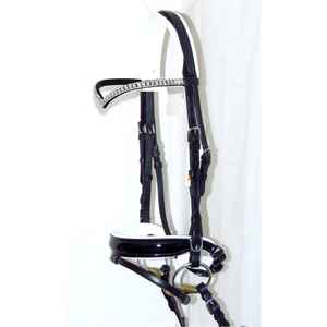 Bridon de cheval en cuir, forme anatomique, rembourrage doux, réglable pour l'équitation western |   Équipement équestre de luxe |   Équipement professionnel premium 2026 - Product Image 1