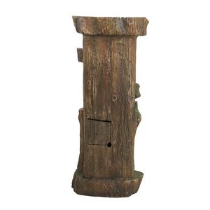 Fuente de Agua Decorativa Rústica de 5 Niveles para Interiores/Exteriores, 11x13.4x31.5, con Luz y Bomba, para Hogar o Jardín - Product Image 5