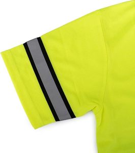 Camiseta Polo de Seguridad de Alta Visibilidad, Manga Corta, Reflectante, Ropa de Trabajo, Camiseta Reflectante para Turno Nocturno, Venta al Por Mayor - Product Image 4