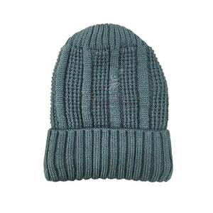 Gorro de Punto Unisex de Color Sólido, 100% Acrílico, Gorro Casual Cálido de Invierno para Adultos, Circunferencia de Cabeza de 56-58 cm - Product Image 5
