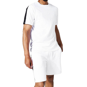 New Arrival Men's Summer Sportswear <b>Set</b> Quick Drying Thin Clothing Breathable Short Sleeve Top Sport Shorts Plus Size OEM - Product Image 4