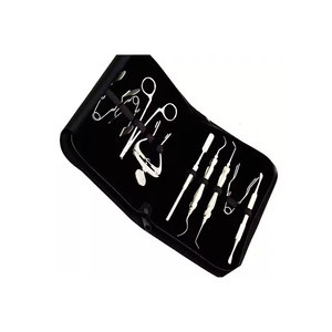 Veterinary Surgical Instrument Kit 177 Pcs Stainless Steel Set with Scissors Needle Holder Hemostat Forceps Tweezers Scalpel - Product Image 3