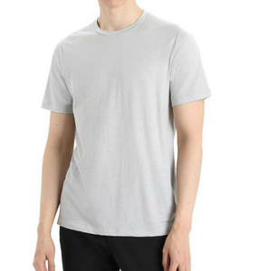 Camiseta de Hombre de Algodón 100% de Cuello Redondo, Fabricada en Fábrica, Personalizada, de Verano, de Color Sólido, Corte Regular, Ecológica, Antiarrugas y de Secado Rápido - Product Image 1