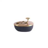 Brûleur d'encens écologique en bois de pin rouge avec couvercle perforé en forme de dôme, diffuseur d'aromathérapie pour la décoration de la maison