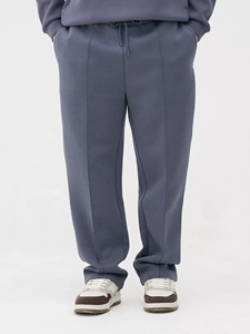 Custom Men's Winter Heavyweight Eco-Friendly 100% Cotton Fleece Applique Full <b>Zip</b> <b>up</b> <b>Hoodie</b> & 2-Piece Jogger Set - Product Image 2