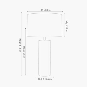Solution d'éclairage d'appoint élégante avec une structure en marbre raffinée, des proportions équilibrées et un caractère design exclusif - Product Image 5