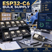 Carte de développement IoT ESP32-C6-WROOM-1 N8 N16 WiFi 6 BT 5 LE 160 MHz RISC-V Type-C avec connecteurs à broches optionnels ESP32-C6-DEV-KIT-N8