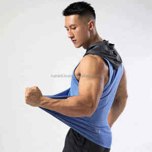 Haut de sport sans manches pour homme, débardeur de musculation pour l'entraînement, la course et les vêtements de sport décontractés - Product Image 1